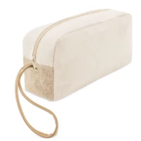 Trousse coton & jute 21 x 11 x 6 cm