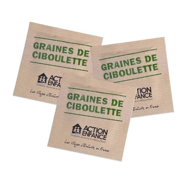 Sachet de graines carré 55 mm