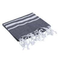 Recycled fabrics striped towel