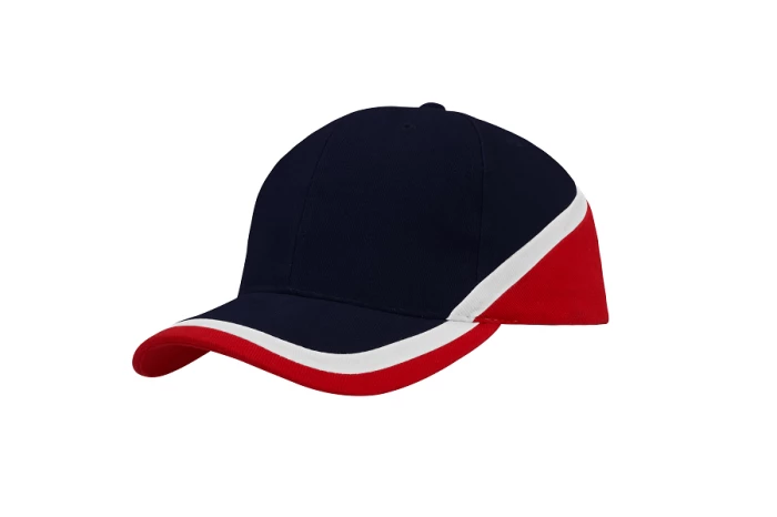 Casquette baseball tricolore