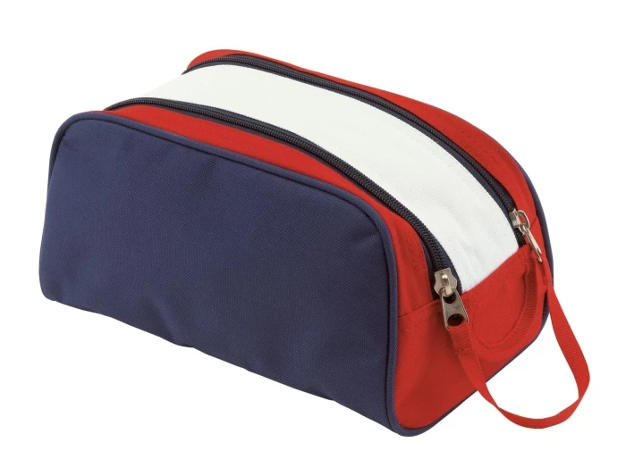 Three-tone toiletry bag