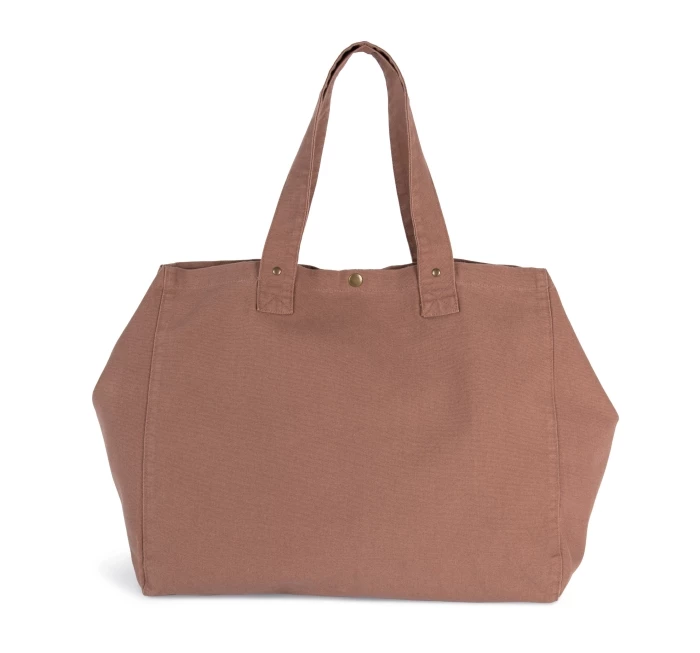 Large washed cotton bag 64 x 37 x 17 cm 