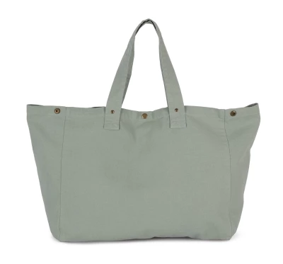 Large washed cotton bag 64 x 37 x 17 cm 