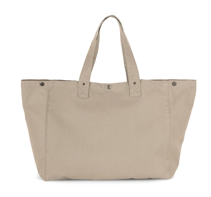 Large washed cotton bag 64 x 37 x 17 cm 