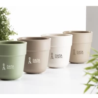 Mug café recyclé dechets restaurants 220ml