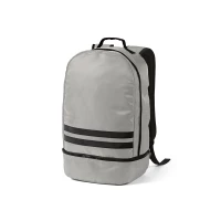 Recycled backpack with shoe pocket