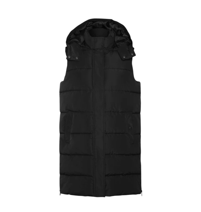 Long women bodywarmer