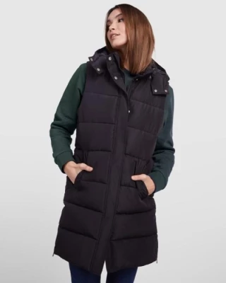 Long women bodywarmer