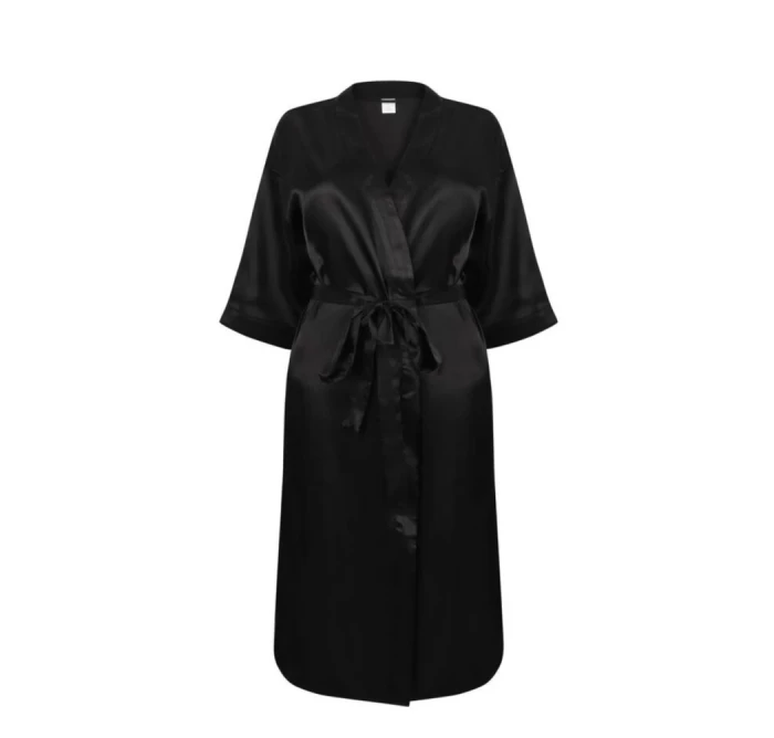 Women satin bathrobe