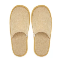 Faux hemp slippers