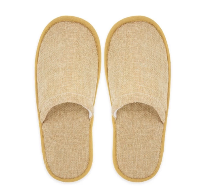 Faux hemp slippers