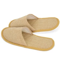 Faux hemp slippers