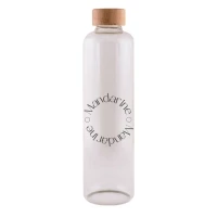 Bottle 1l with bamboo lid