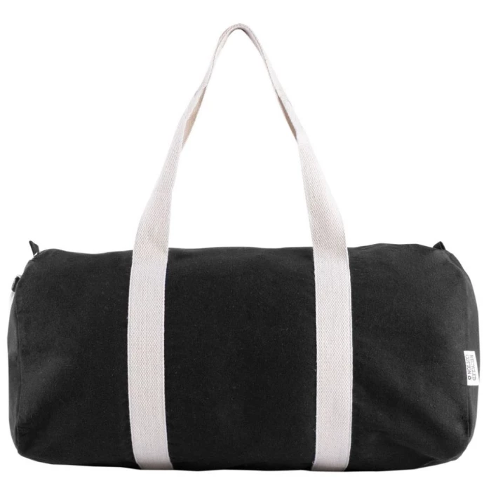 Recycled cotton duffle bag