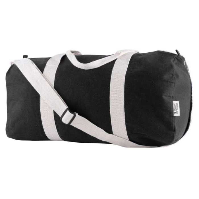 Recycled cotton duffle bag