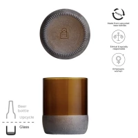 Set verres recyclés 160ml