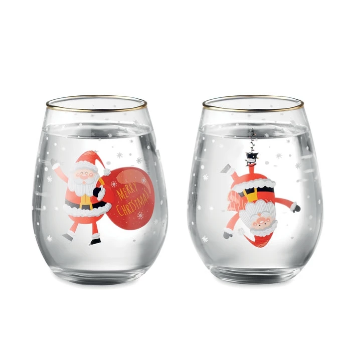 Set verres père noël