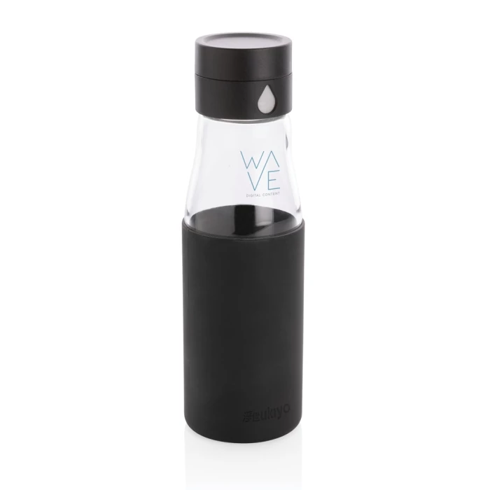 600ml glass & silicone bottle