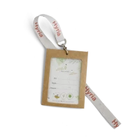 Porte-badge papier de graines