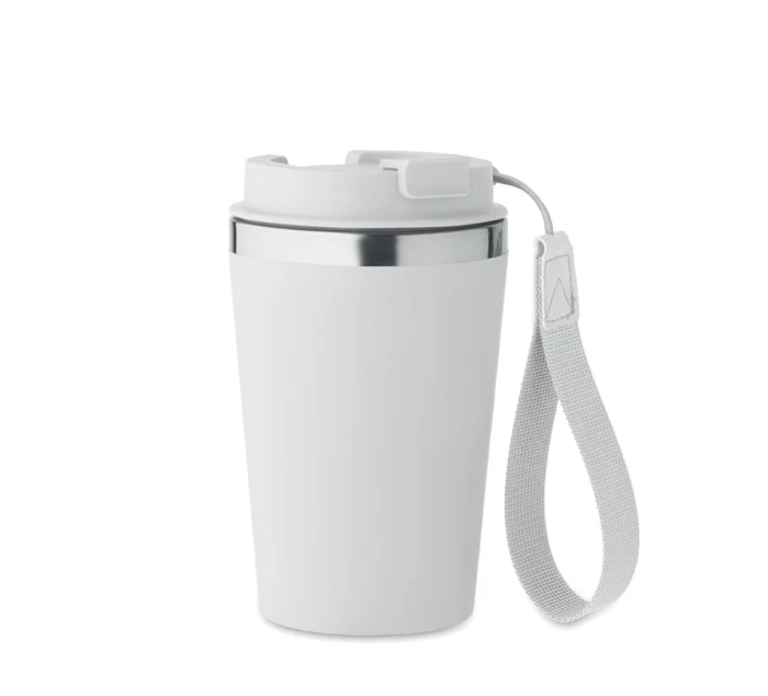 Double-walled recycled mug 350ml