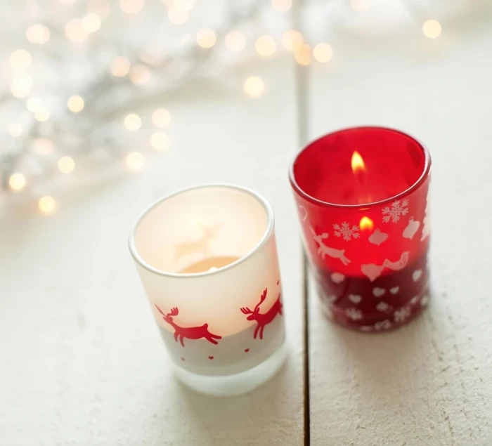 Christmas candle holder