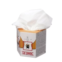 Hexagonal tissue box