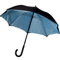 Double 2-tone canvas umbrella Ø104,5 cm