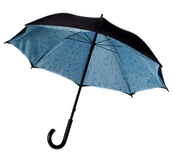 Double 2-tone canvas umbrella Ø104,5 cm