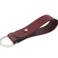 Leather keyring