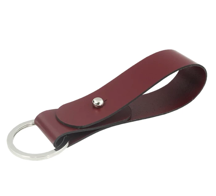 Leather keyring