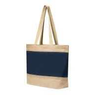 Sac coton & jute 48 x 35 x 15 cm