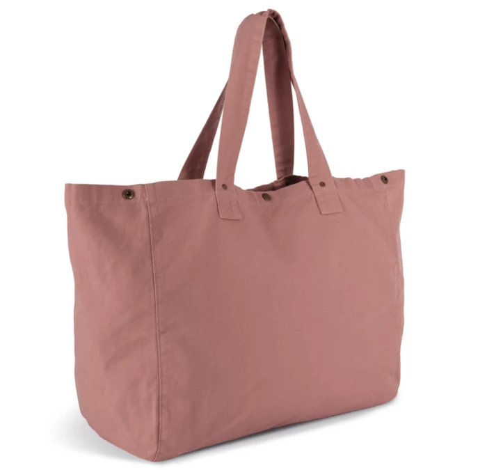 Large washed cotton bag 64 x 37 x 17 cm 