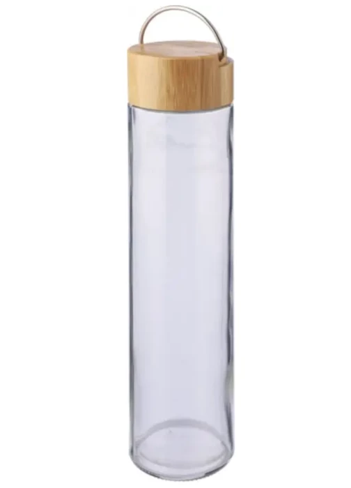 Glass & bamboo bottle 500ml