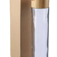 Glass & bamboo bottle 500ml