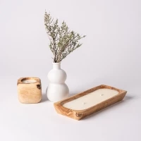 Olivewood candle