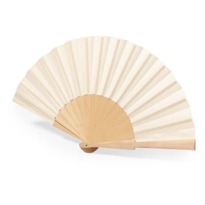 Wood & cotton fan