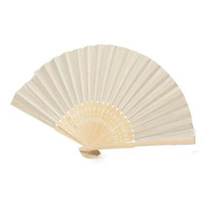 Bamboo & polyester fan