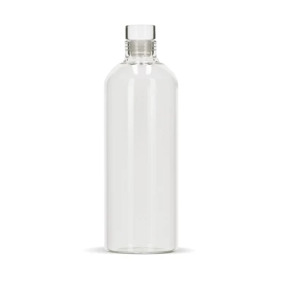 Borosilicate glass bottle 1l