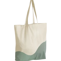 Sac bi colore coton bio 36 x 44 x 10cm. 