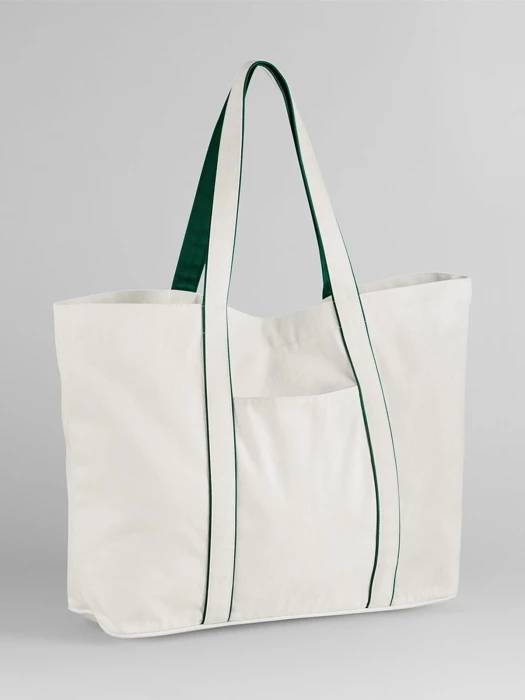 Recycled cotton & polyester bag 41 x 34 x 15 cm 