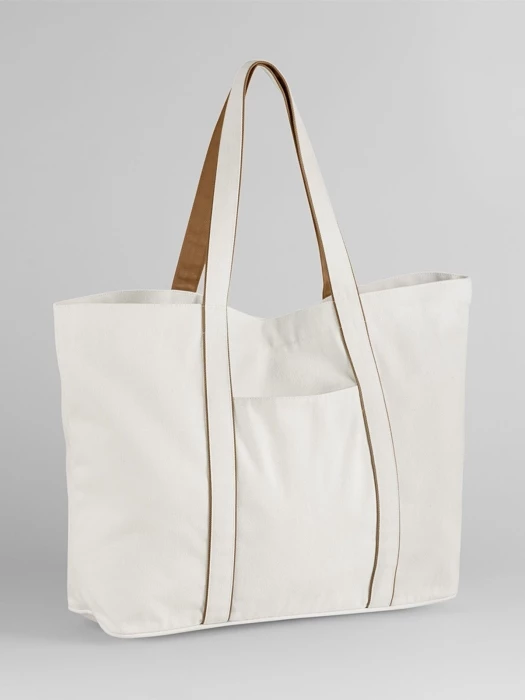 Recycled cotton & polyester bag 41 x 34 x 15 cm 